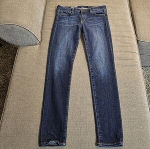 Adriano Goldschmied The Stilt Cigarette Keg Dark Wash Casual Jeans Size 28R